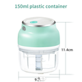 150ML/230ML Kitchen Portable Garlic Vegetable Food Processors Meat Mincer Electric Mini Chopper